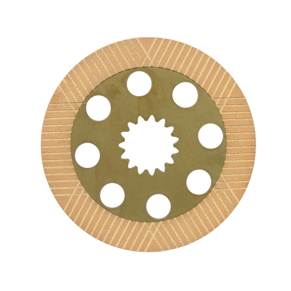 Friction disc set 222x49.5x3.9mm Z=15, plate 240x140x3.8mm for JCB 1700B, 214, 215, 216, 217, 3C, 3CX, 3D, 3DX, 4C, 4CN, 4CX OEM 450-10224/450-10226