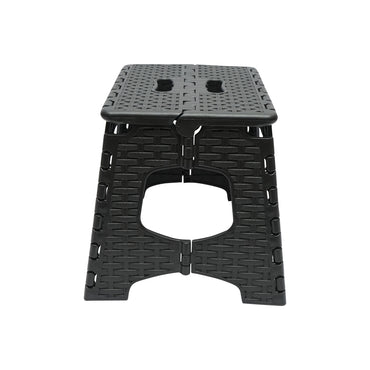 Black folding plastic chair 286X325X270 mm