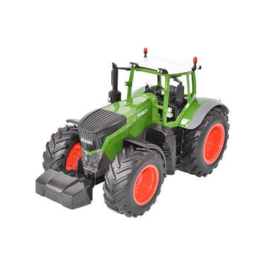 DoubleE RC 1:16 tractor toy with remote control, 2.4 GHz, lights, sounds, 25m range, 2.16 km/h speed