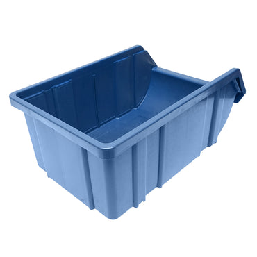 Blue plastic storage box 310x490x190mm
