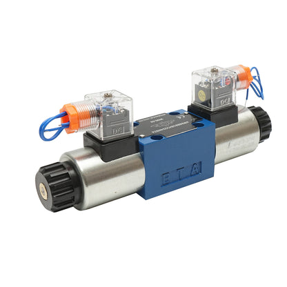 Directional solenoid valve 24VDC 25W for 6 ways flow control hydraulic installations HDQX126J 4WE6J61B CG12N9Z4
