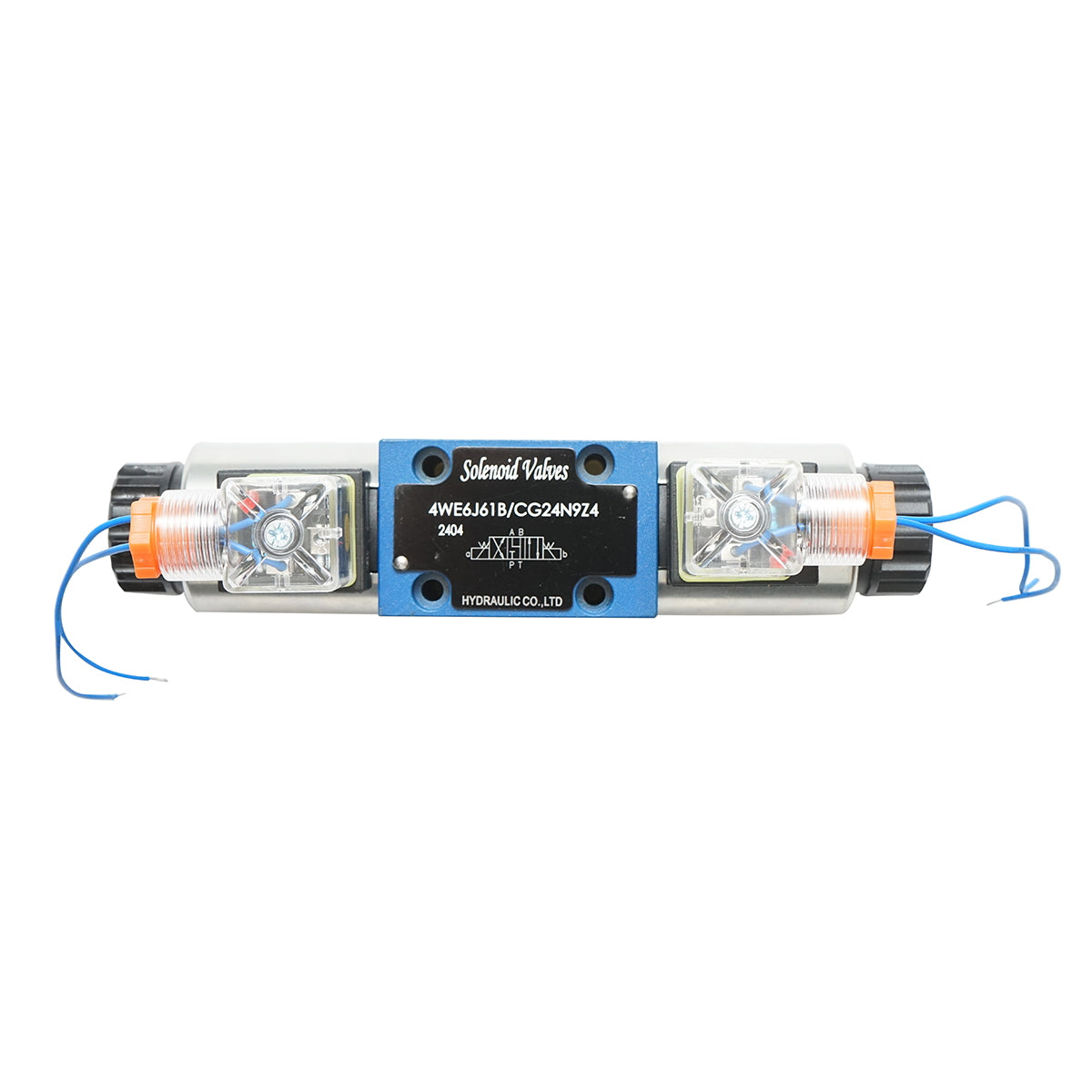 Directional solenoid valve 24VDC 25W for 6 ways flow control hydraulic installations HDQX126J 4WE6J61B CG12N9Z4