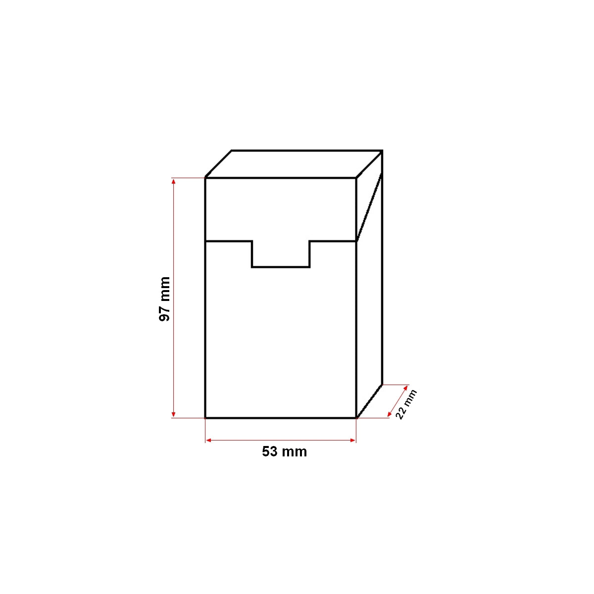 Brown leather case for P20 Breckner cigarette pack