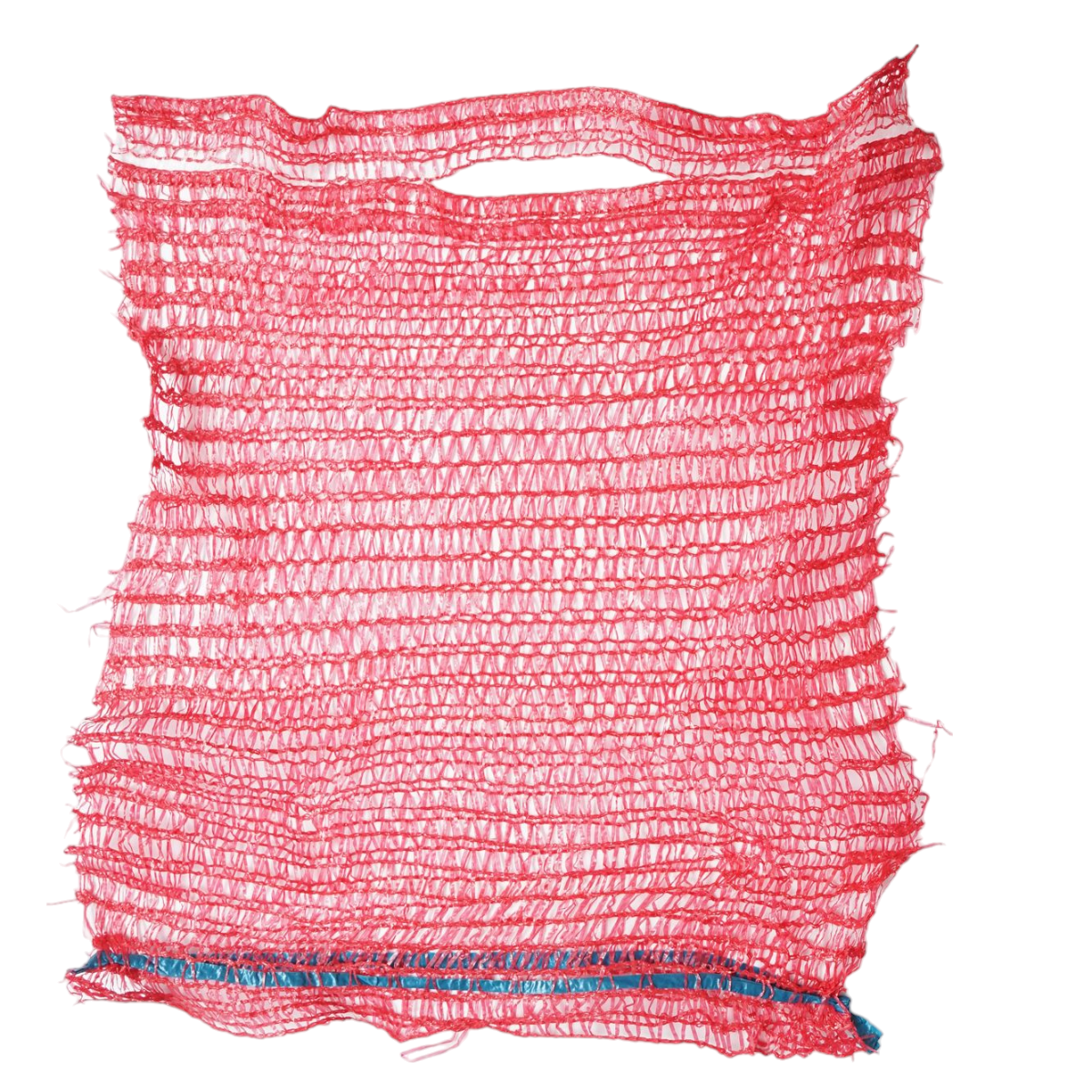Raschel handle bag 270x350mm for vegetables 5Kg red