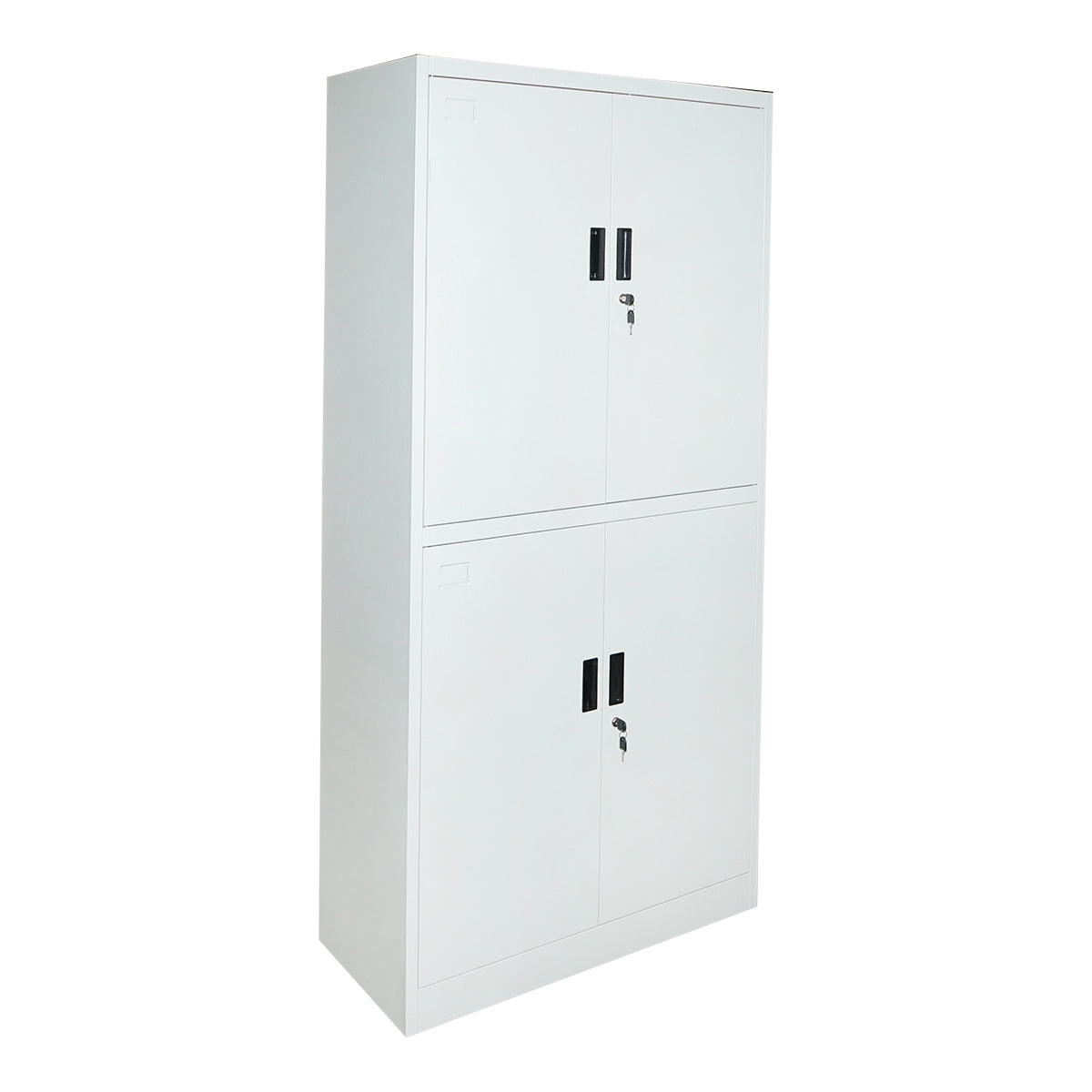 Metal cabinet with 4 secure solid doors 1800x900x400mm