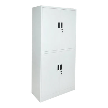 Metal cabinet with 4 secure solid doors 1800x900x400mm