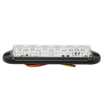 White slim LED side marker lamp 12-24V, yellow FR1286W Breckner Germany