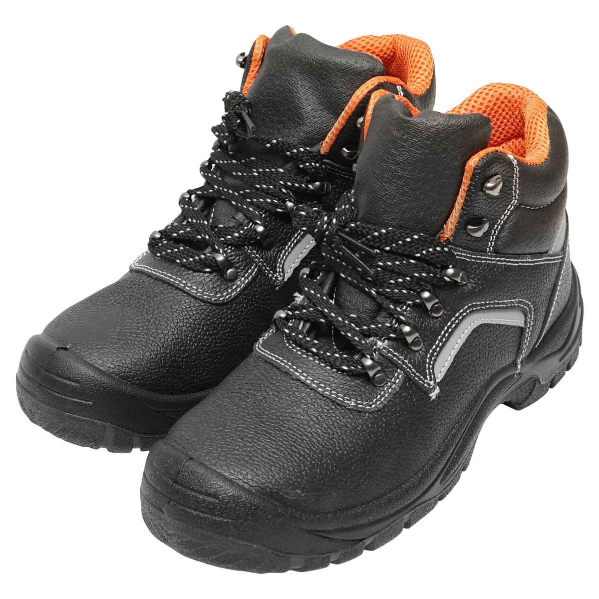 Work boots size 44 with a toe cap and steel sole insert 5015