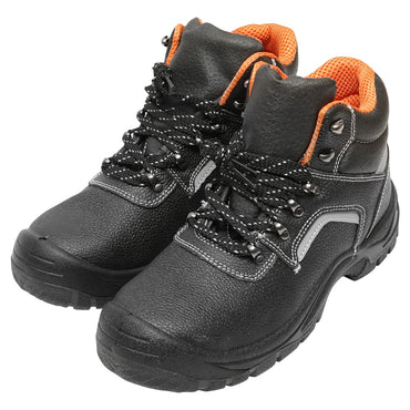 Work boots size 44 with a toe cap and steel sole insert 5015