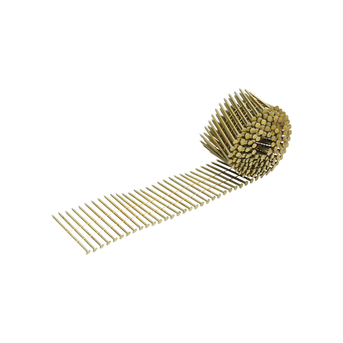 Set of 4500 nails on drum/roll, twisted 3x70mm, 225pcs/roll
