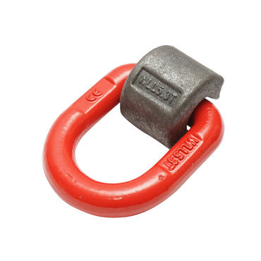 Weldable anchoring/lifting ring with spring, maximum load supported 5.3 tons