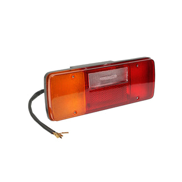 Left stop lamp with signaling and reverse light for truck 330x125x80 mm