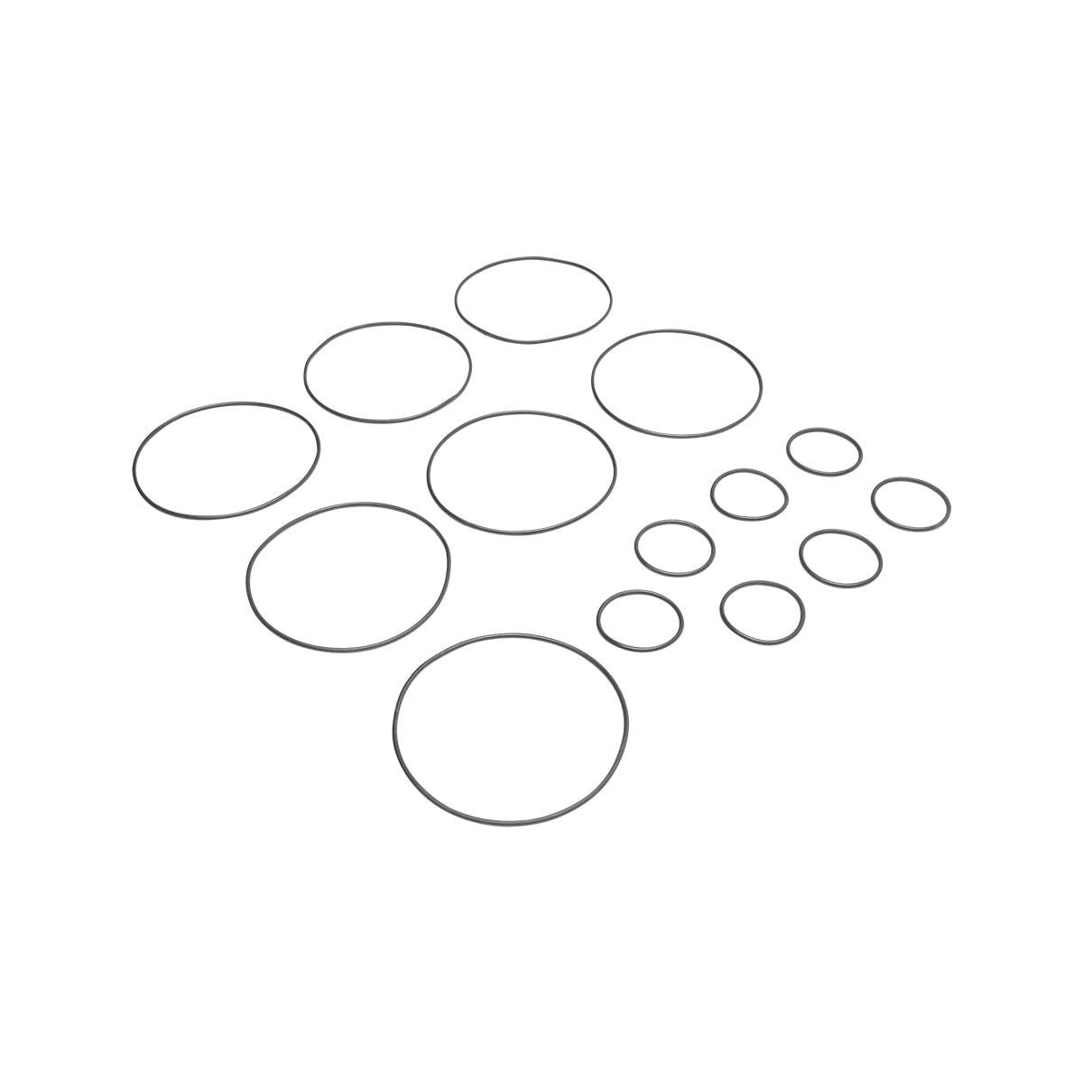 Transmission axle gasket kit for JCB OEM 828-10181 / 828-10182