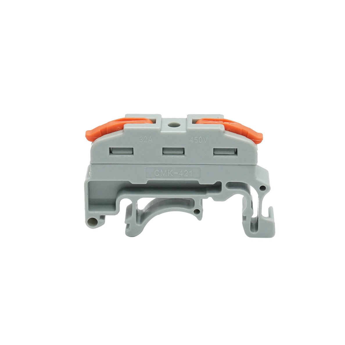 Quick cable connector for DIN rail 32A 450V, 2 poles 0.08-4mm Leader