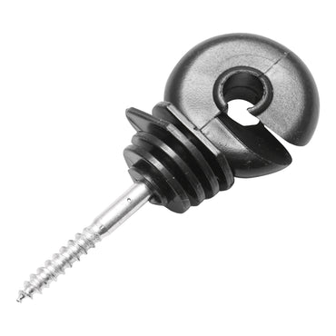 Compact black isolator fi 5.4mm 87x37mm electric fence Mezofarm