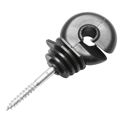 Compact black isolator fi 5.4mm 87x37mm electric fence Mezofarm