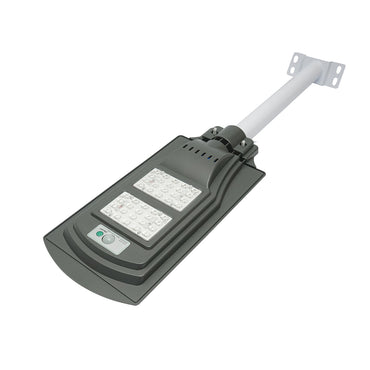 LED solar street lamp 40W, 6500K with 10W solar panel, 10000mAh battery, pole mounted IP65 Breckner Germany