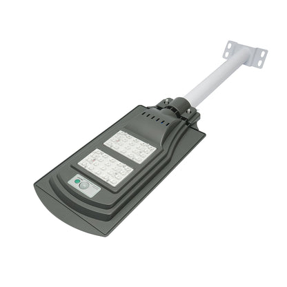 LED solar street lamp 40W, 6500K with 10W solar panel, 10000mAh battery, pole mounted IP65 Breckner Germany