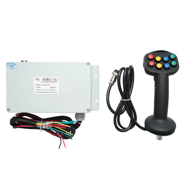 Joystick with 8 electric buttons, 24V with control module