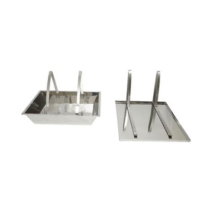 Draining tray with stainless steel sieve 520x415x110mm
