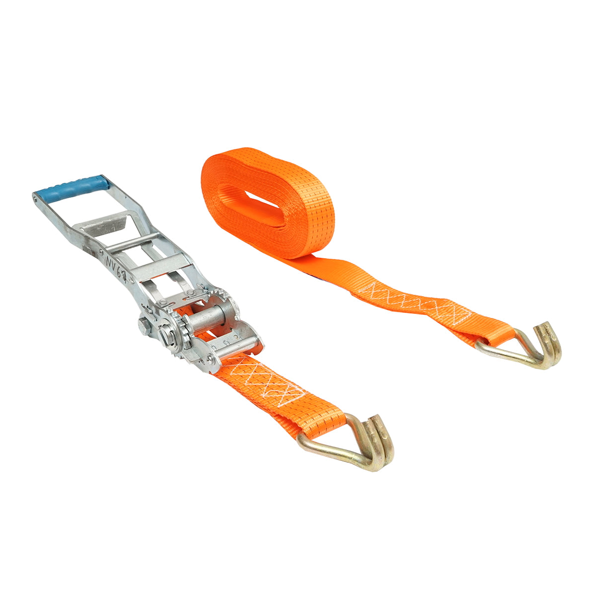 Cargo anchoring strap 12m x 50mm 5T (double ratchet ERGO)