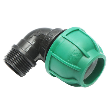 Compression fitting with external thread D32mmx1 inch, PN10 Bar for irrigation systems