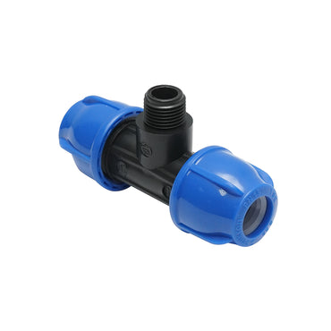 Your external threaded compression fitting father 90 degree D20x20mmx1/2, PN16 bar for irrigation systems
