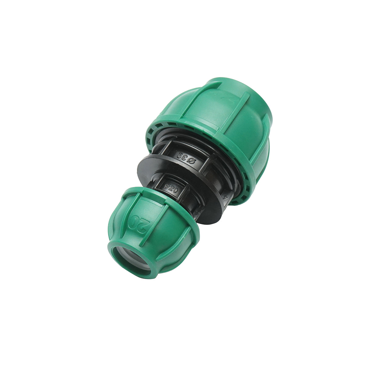Connector, reduced coupling joint D32x20mm PN10 Bar for irrigation systems