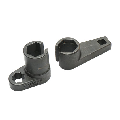 Set of 2 tubular keys for oxygen sensor and lambda probe 22mm Breckner Germany
