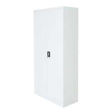 Metal cabinet 1800x900x400mm with 2 secure doors, 4 shelves, gray Breckner Germany