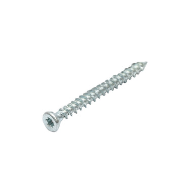 Window/door mounting screw 7.5x72mm zinc-coated steel type torx TX30, 100 pcs/box