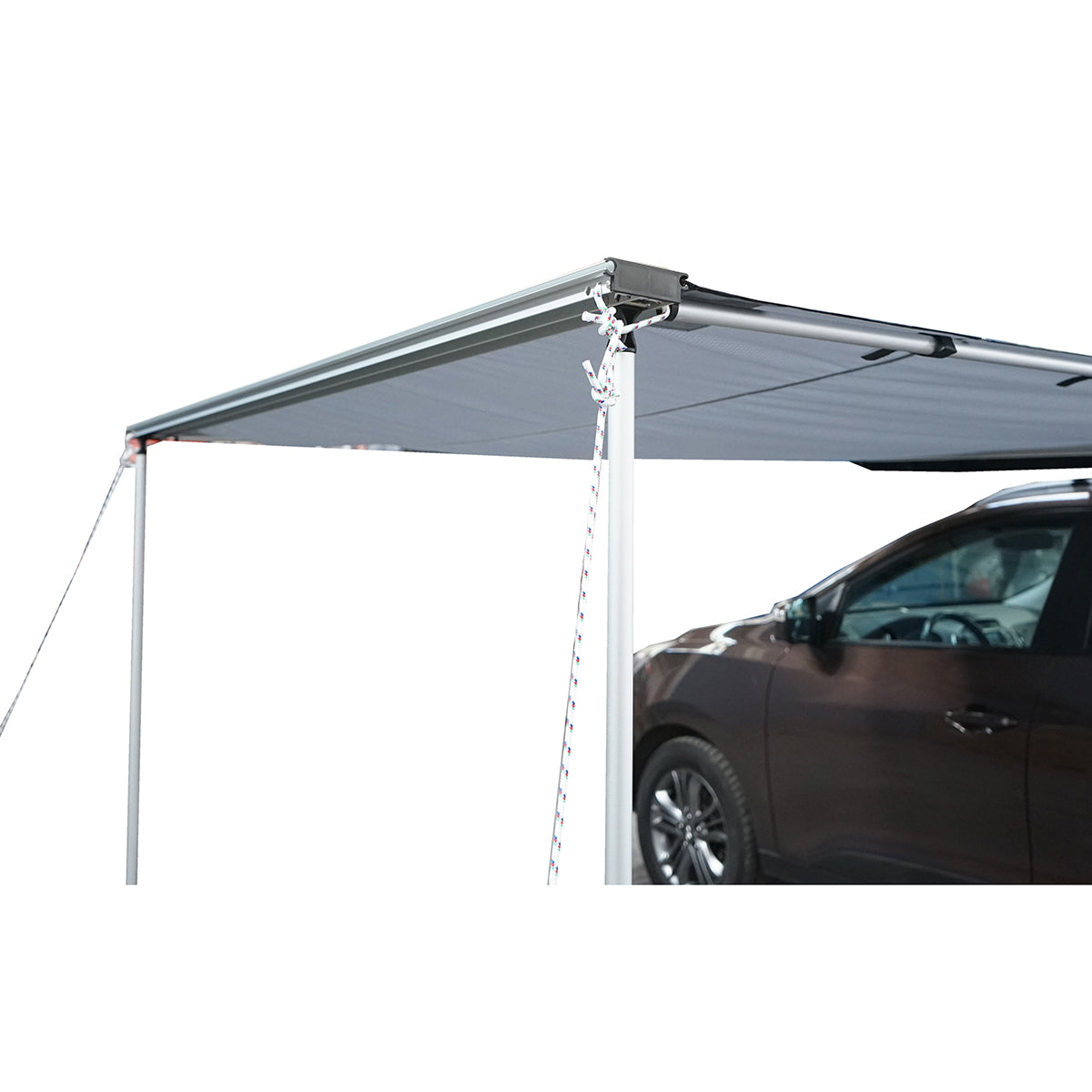 Car side awning 200x250cm, canopy, foldable with ceiling attachment