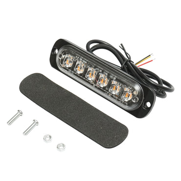 LED marker light 12-24V, 6W, yellow, 6 LEDs 110x30x12mm