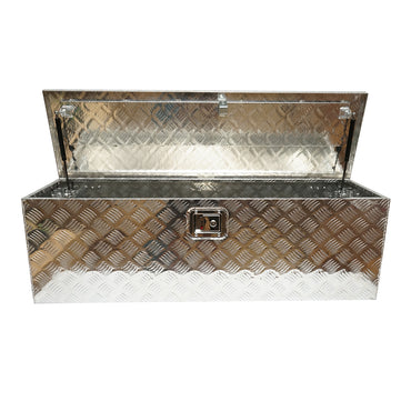 Box, aluminum storage chest 125x40x40cm