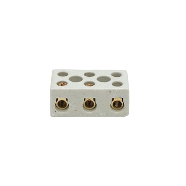 Ceramic connection strip 30A, 3 poles 0.5-6mm Leader