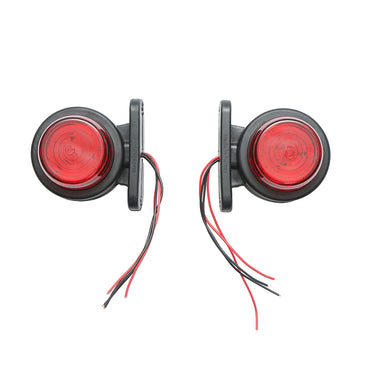 Side marker lights with LED 12/24V, red-white Breckner Germany