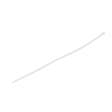 Facet, plastic necklace 3.5x250mm, white, set of 100 pieces Breckner Germany
