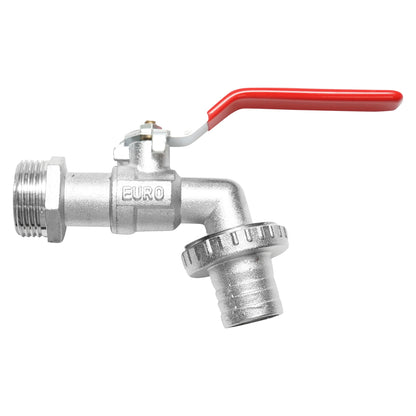 Service water tap 1x3/4 with ball and handle for the garden