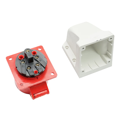 Suntree surface-mounted industrial plug 16A, 380V, IP44, 6H
