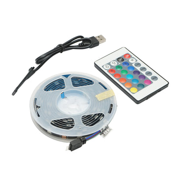 LED strip with remote control 5V, 2m, RGB voice control IP20 Breckner Germany