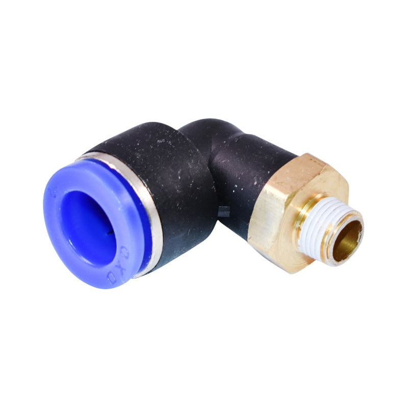 Quick plug with plastic housing and metal screw, diameter 12 with 1/8