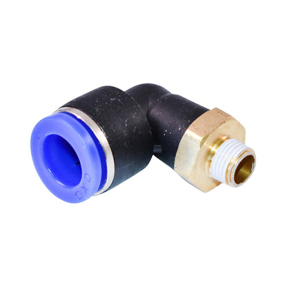 Quick plug with plastic housing and metal screw, diameter 12 with 1/8