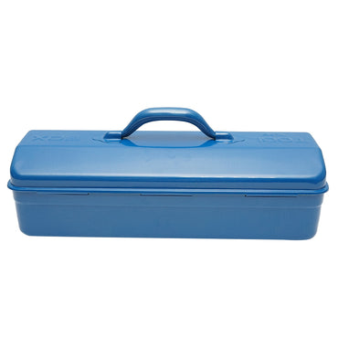 Blue metal tool box 420x170x120mm Breckner Germany