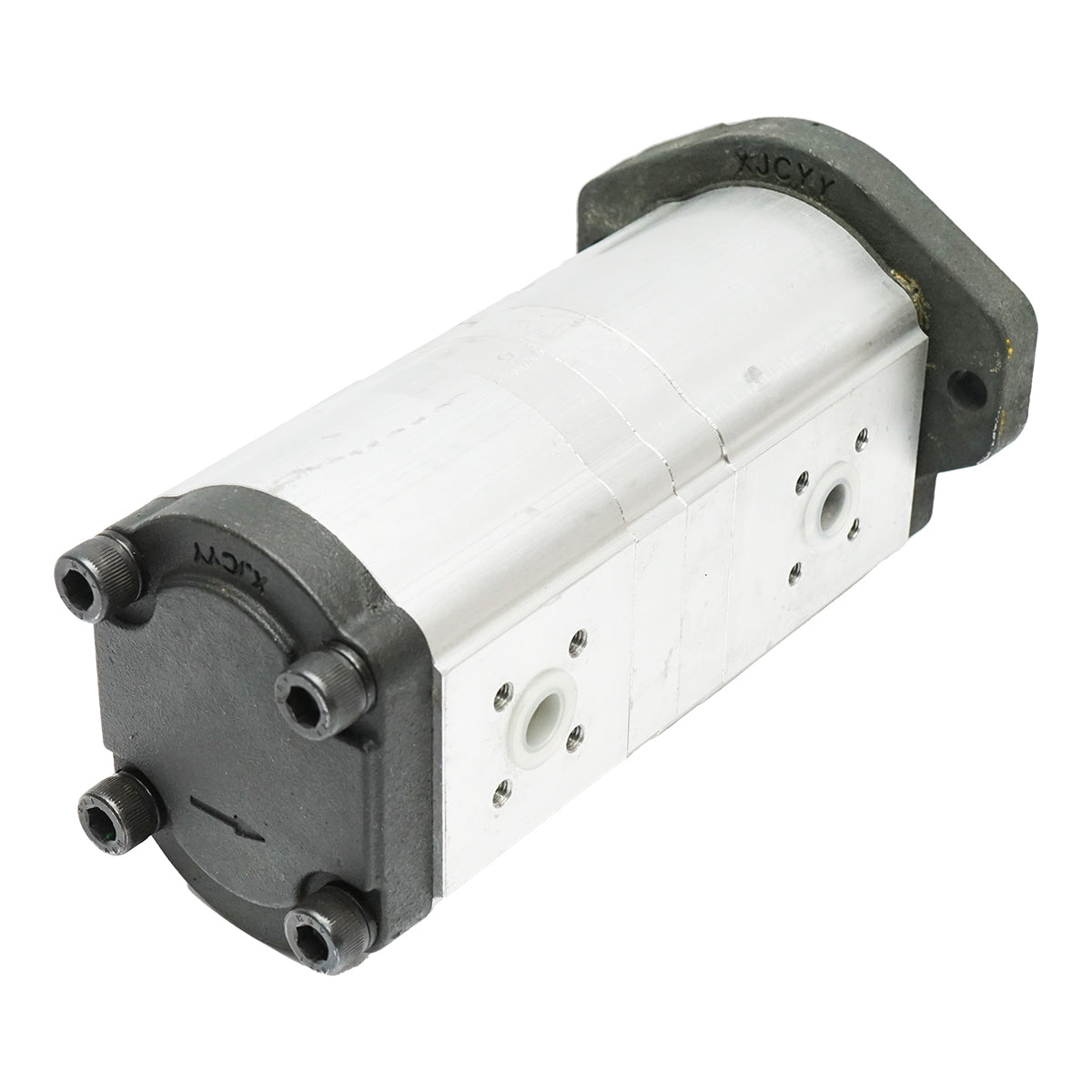 Double hydraulic pump for John Deere, Renault left rotation OEM code RT7700036171