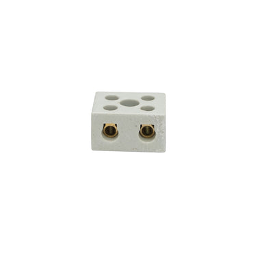 Ceramic connection strip 30A, 2 poles 0.5-6mm Leader
