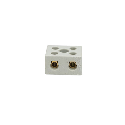 Ceramic connection strip 30A, 2 poles 0.5-6mm Leader