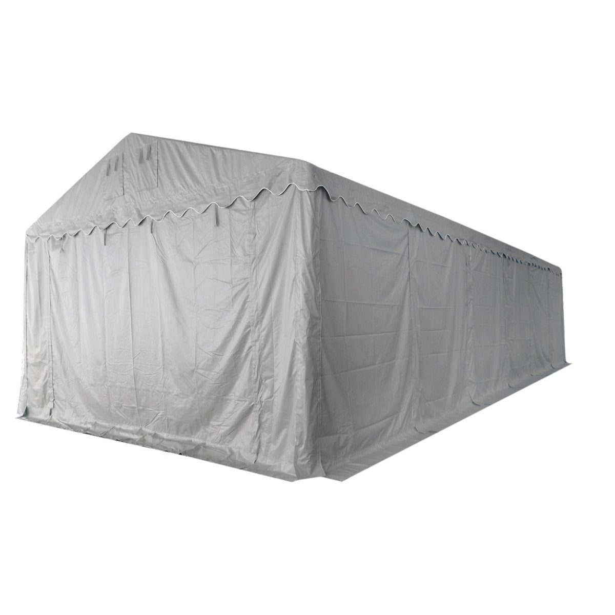 PVC storage hall with a metal structure, 6m wide and 6m long.