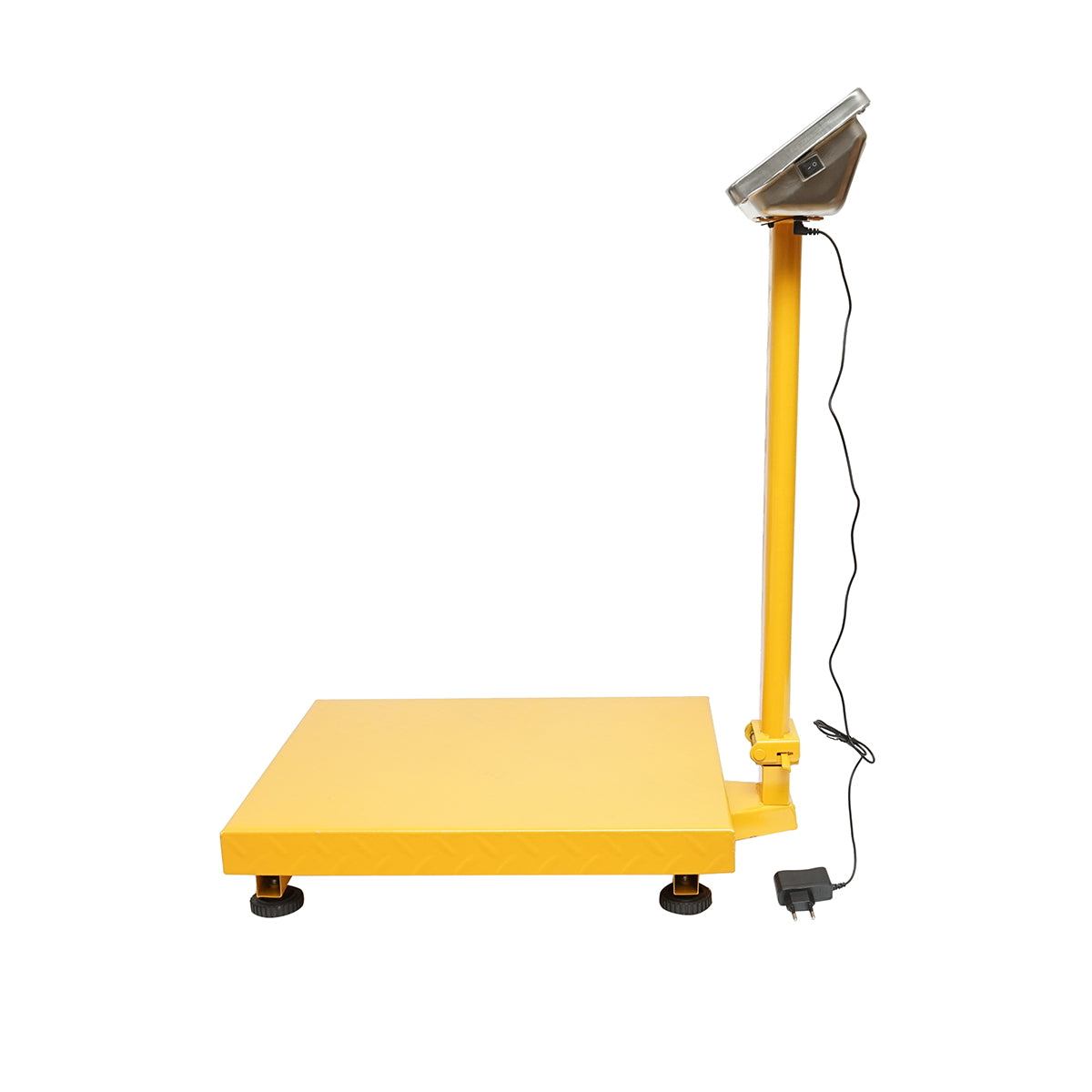 Electronic platform floor scale 350 Kg with folding arm, LCD screen Breckner Germany