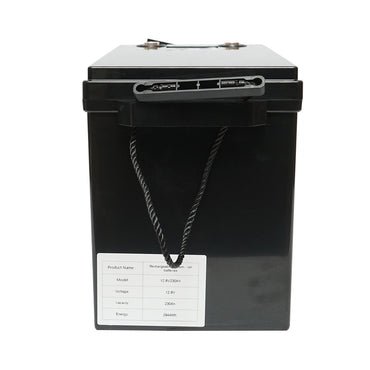 Li-ion LifePo4 Battery 12.8V, 230Ah (deep cycle) with BMS, LCD display and temperature protection Breckner Germany
