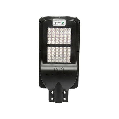 LED solar street lamp 60W, 6500K, IP65 with solar panel, motion sensor and pole mounting Breckner Germany
